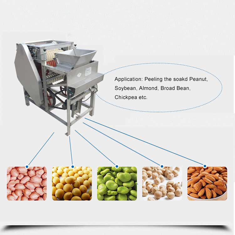 Dry Peanut Red Skin Peeling Machine Peanut Wet Peeling Machine