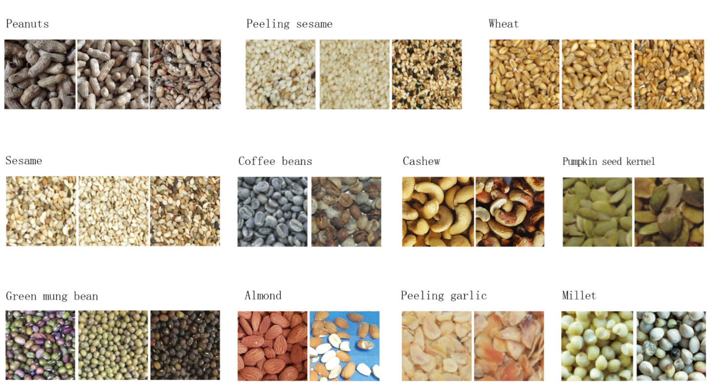 Beans Sesame Seed Grain Color Sorter Sorting by different color